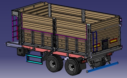 后翻式农用拖车缩略图